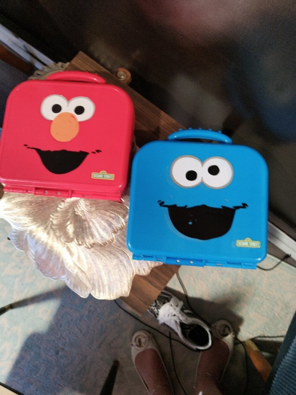 Sesame Street On the Go Letters & Numbers Elmo & Cookie Monster Cases - Complete